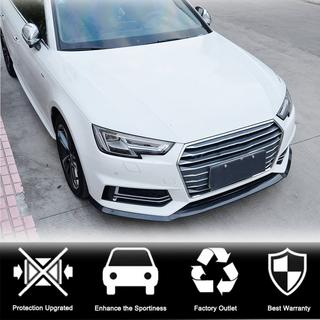Lip spoiler paraurti anteriore Lip V4 (per S-Line Sedan 2015-2019, Carbonio) foto 2