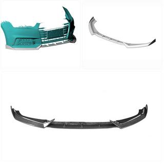 Labbro paraurti anteriore Lip V5 (per S-Line Sedan 2015-2019, Carbonio) foto 2