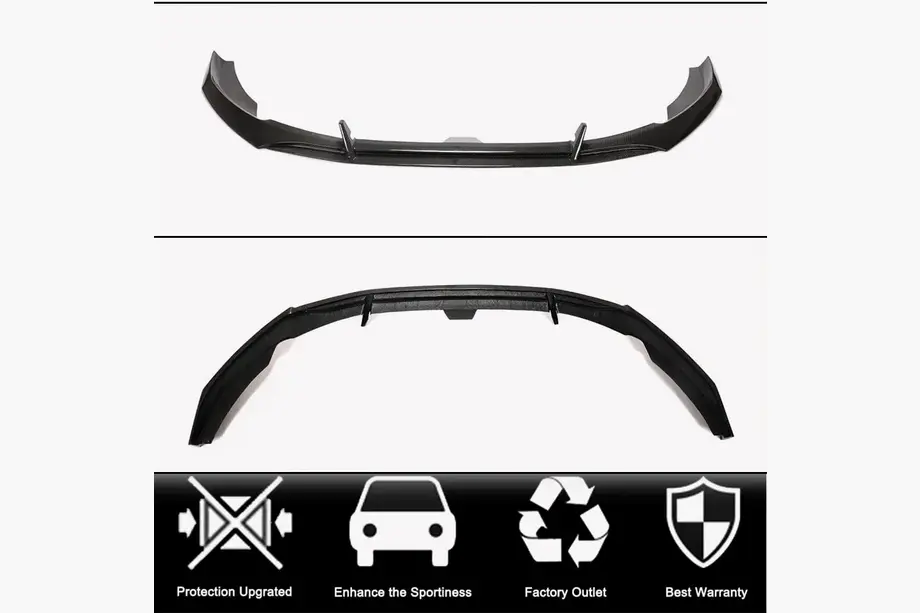 Lip spoiler paraurti anteriore (per S-Line Sedan 2019-2024, Carbonio) foto 2