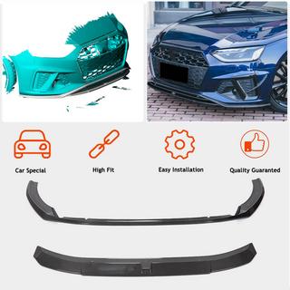 Lip spoiler paraurti anteriore Lip V2 (per S-Line Sedan 2019-2024, Carbonio) foto 2