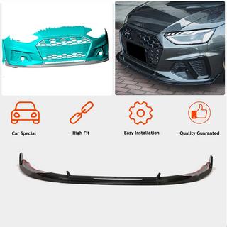 Labbro paraurti anteriore Lip V1 (per S-Line Sedan 2019-2024, Carbonio) foto 2