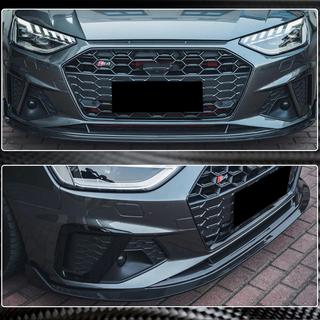 Labbro paraurti anteriore Lip V1 (per S-Line Sedan 2019-2024, Carbonio) foto 4