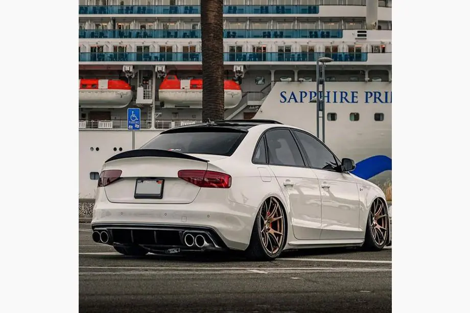 Audi A4 B8 2007-2015 Spoiler posteriore (per S4 2013-2016, Carbonio) Foto 3