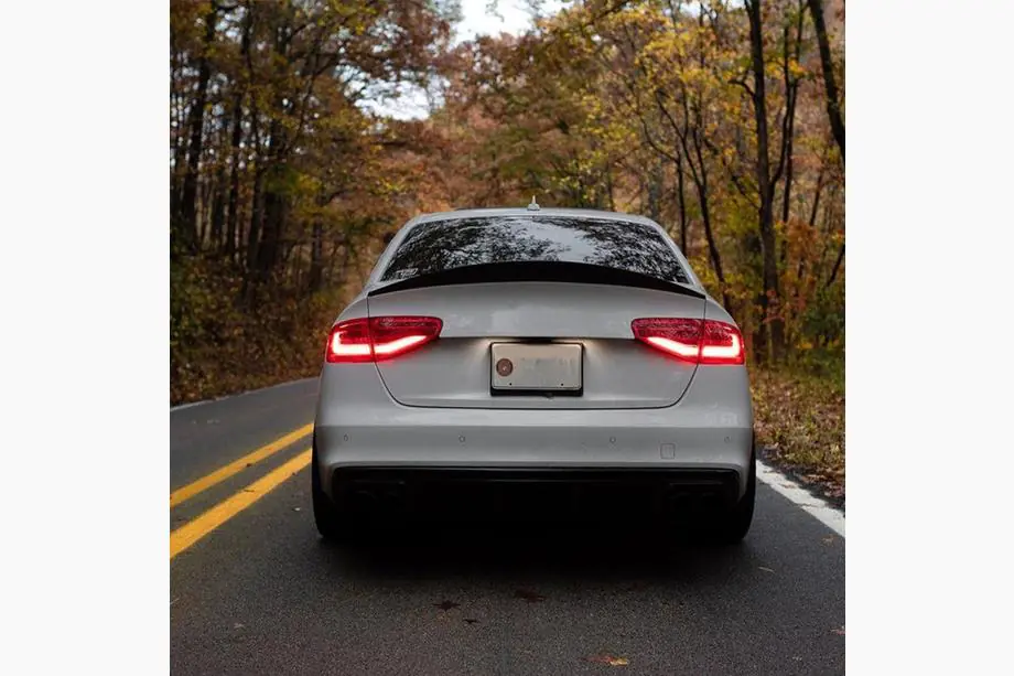 Audi A4 B8 2007-2015 Spoiler posteriore (per S4 2013-2016, Carbonio) Foto 4
