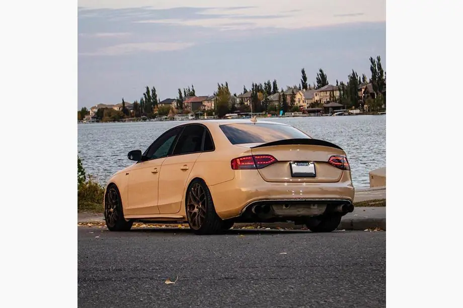 Audi A4 B8 2007-2015 Spoiler posteriore (per S4 2013-2016, Carbonio) Foto 5