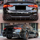 Audi A5 2016-2025 Diffusore Posteriore paraurti V2 (per S-Line 2021-2025, Carbonio) foto 2