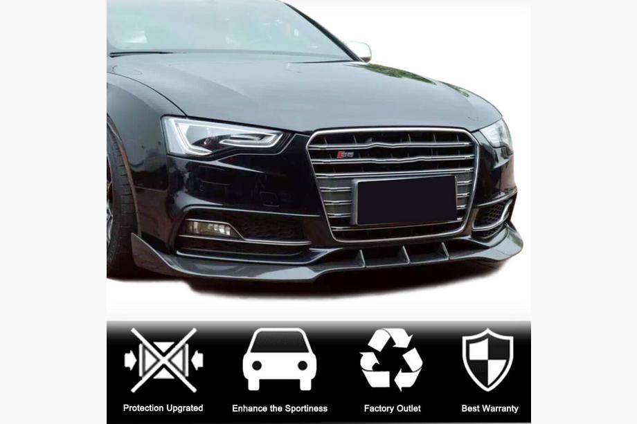 Audi A5 2007-2015 Labbro Anteriore V3 per S-Line 2012-2015 Carbonio Foto 2