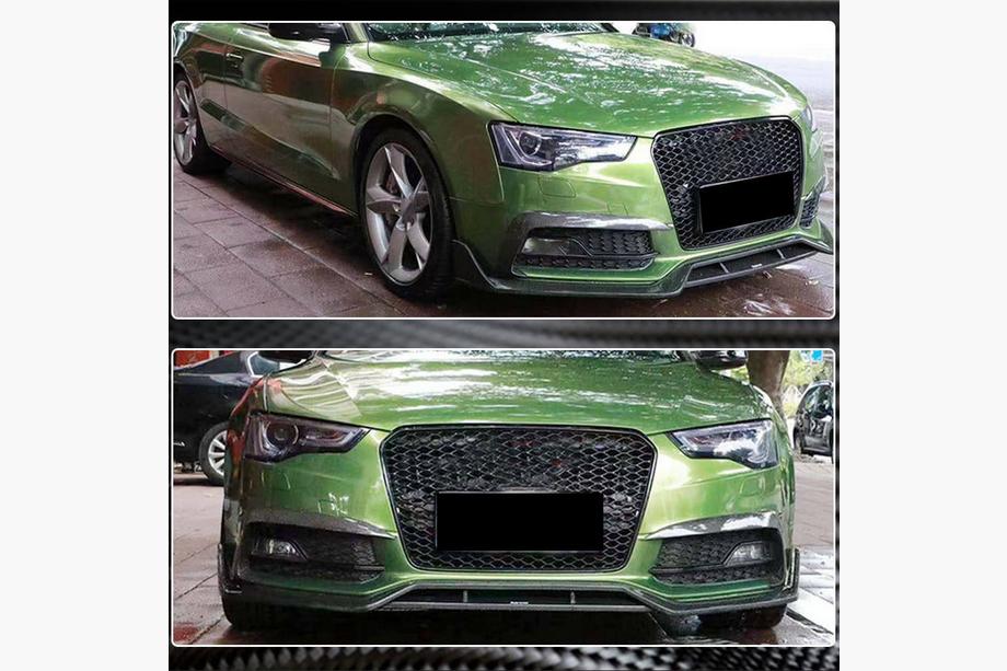 Audi A5 2007-2015 Cover fendinebbia (per S-Line 2012-2015, Carbonio) Foto 4