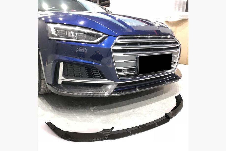 Audi A5 2016-2025 Labbro Paraurti Anteriore (per S-Line Coupé/Cabriolet 2016-2020, Carbonio) Image