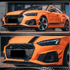 Audi A5 2016-2025 Lip anteriore V1 per paraurti S-Line 2021-2025 Carbonio foto 4
