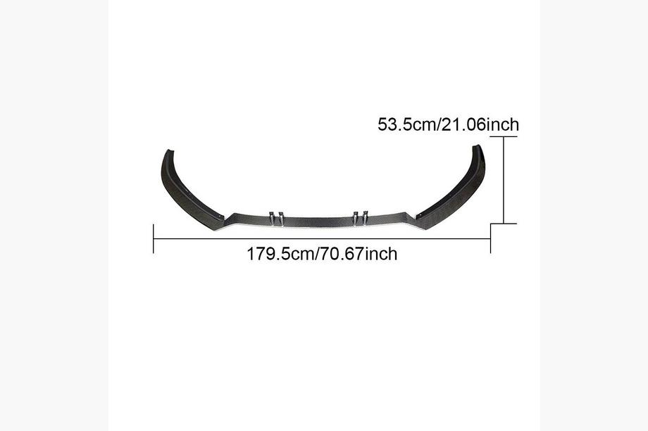 Audi A6 C7 2011-2017 Labbro Anteriore Paraurti Carbon V2 per S-Line 2014-2018 Foto 5