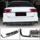 Audi A6 C7 2011-2017 Diffusore paraurti posteriore (per S-Line Avant 2014-2018, Carbonio) foto 1