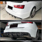 Audi A6 C7 2011-2017 Diffusore paraurti posteriore (per S-Line Avant 2014-2018, Carbonio) foto 5