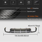 Audi A6 C7 2011-2017 Diffusore paraurti posteriore (per S-Line Avant 2014-2018, Carbonio) foto 6