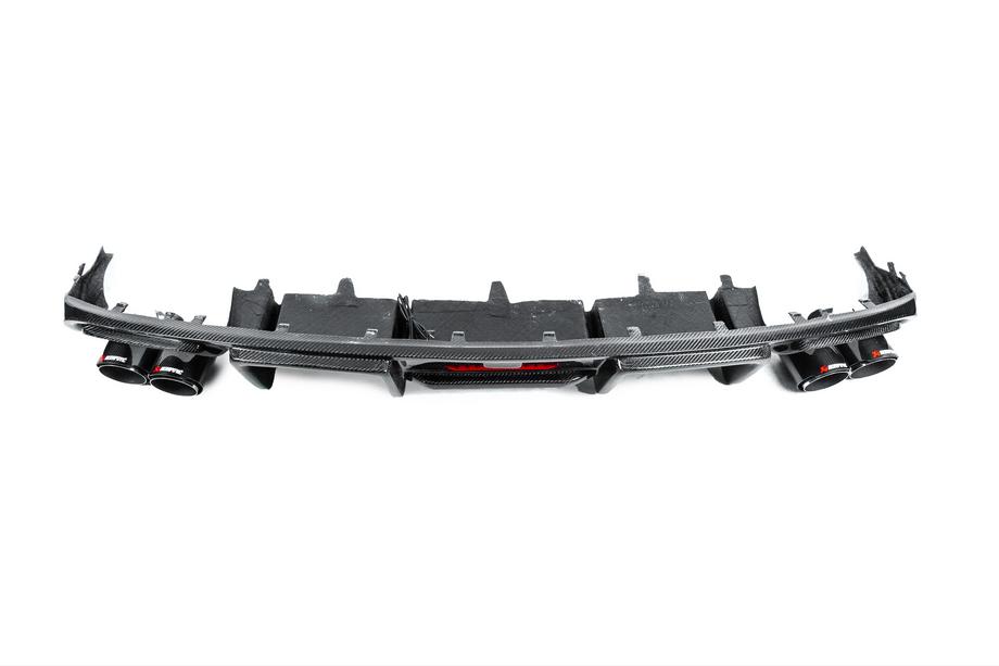 Audi A6 C7 2011–2018 Diffusore Paraurti Posteriore Carbonio (per S-Line 2014-2018) Foto 4