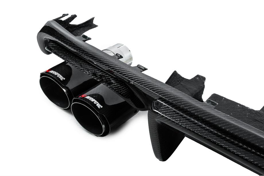 Audi A6 C7 2011–2018 Diffusore Paraurti Posteriore Carbonio (per S-Line 2014-2018) Foto 11