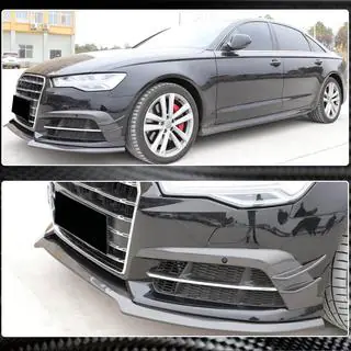Lip Anteriore Paraurti Carbon V3 per S-Line 2014-2018 foto 3