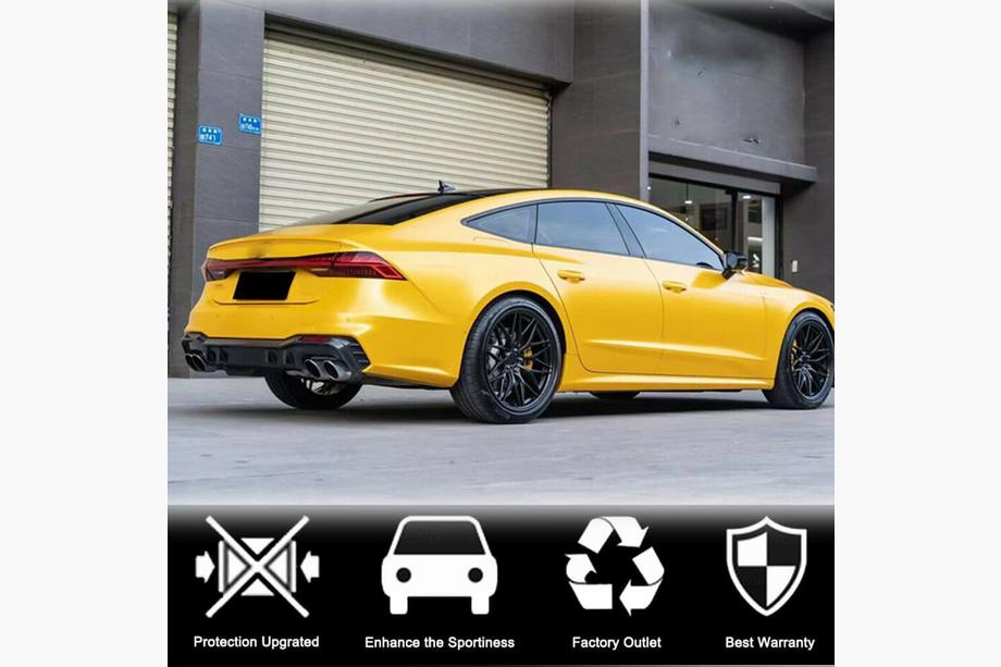 Audi A7 2018- Diffusore Paraurti Posteriore (per S-Line 2018-2022, Carbonio) Foto 3