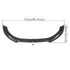 Audi TT 2006-2014 Lip anteriore V1 per paraurti (2006-2010, Carbonio) foto 5
