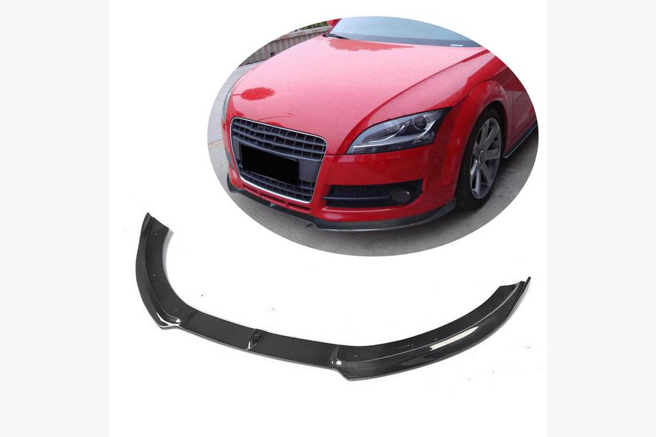 Audi TT 2006-2014 Lip anteriore V1 per paraurti (2006-2010, Carbonio) Image