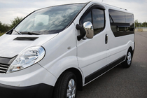 Renault Trafic 2001–2015 Coperture Specchietti Cromate (2 pz) Plastica Cromata foto 1