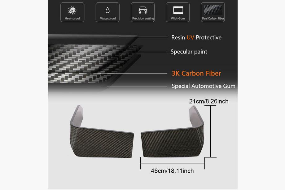 Audi TT 2014-2023 Cover Fendinebbia (per RS, 2016-2019, Carbonio) Foto 6