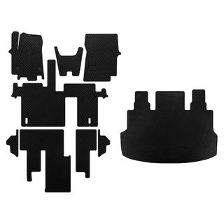 Tappetini EVA (abitacolo completo, 1+1, 5/9 posti, Nero)