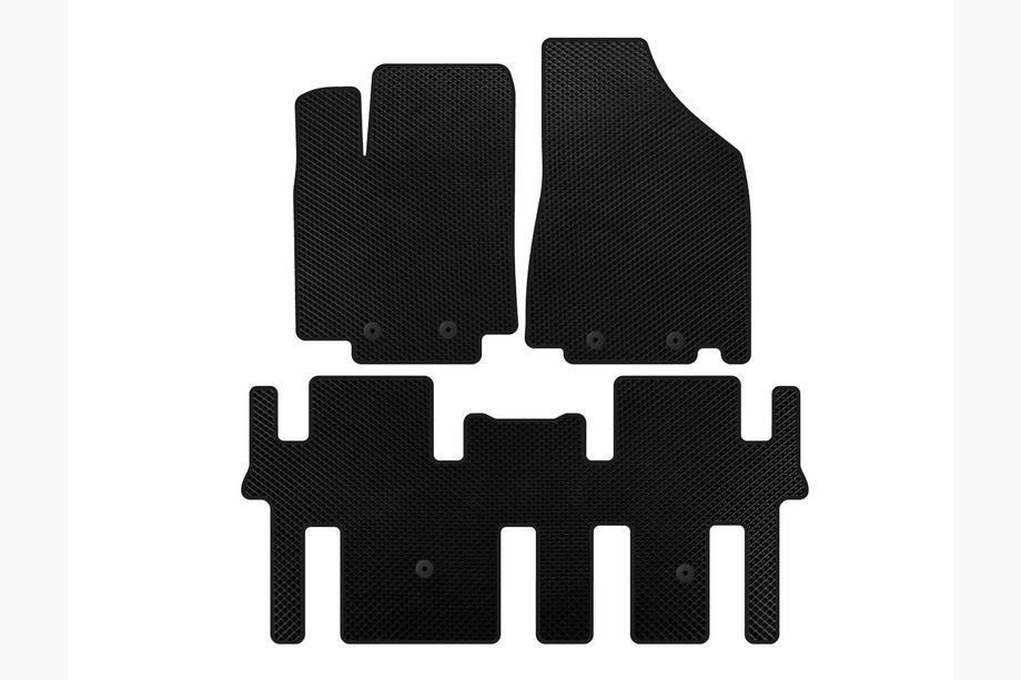 Nissan Pathfinder R52 2012-2021 Tappetini EVA (2 File, Nero) Image