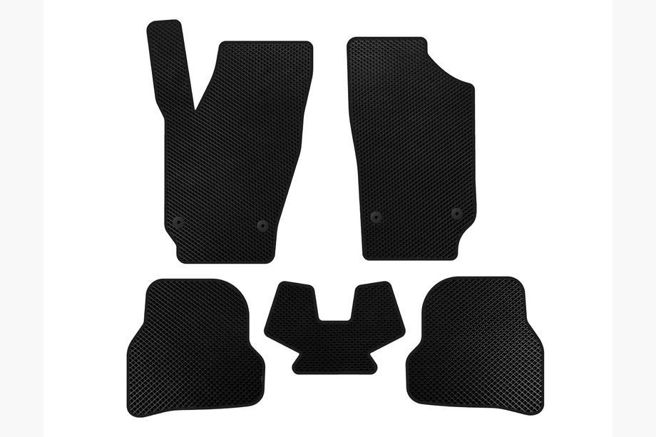 Seat Ibiza 2010-2017 Tappetini EVA (2010-2012, HB, 5 Porte, Nero) Foto 1