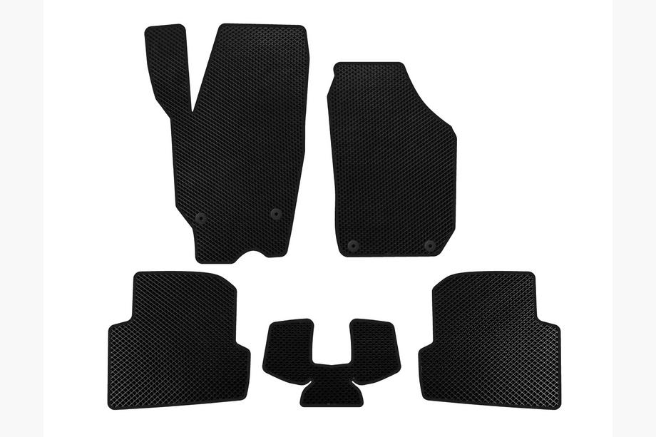 Skoda Fabia 2007-2014 Tappetini EVA (2010-2014, SW, Nero) Foto 1