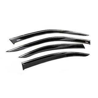 Deflettori finestrini con profilo cromato (4 pz, Niken) Opel Mokka 2021- foto 3