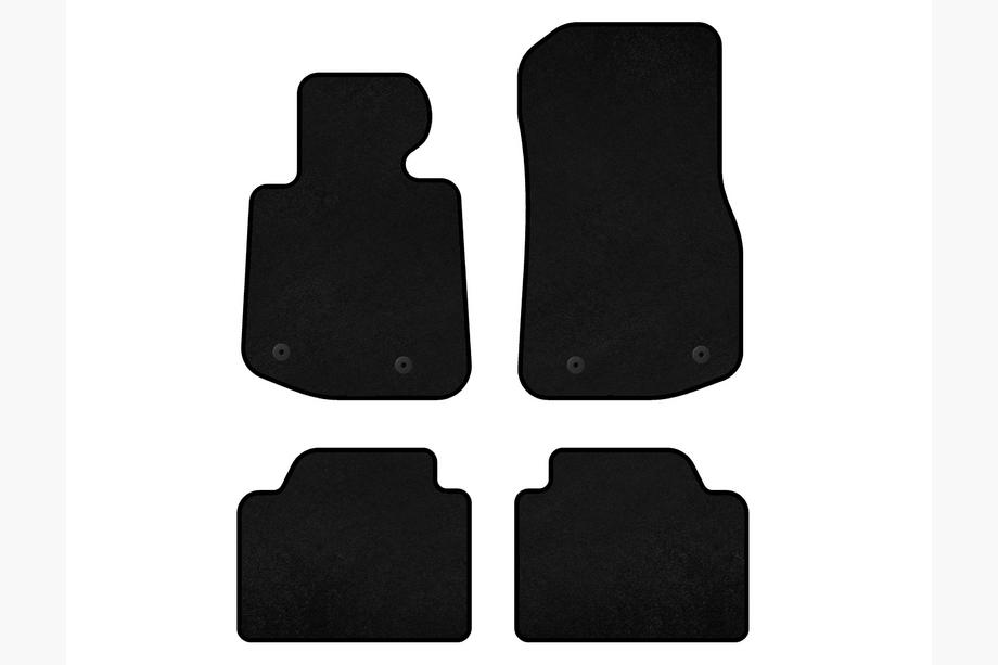 BMW 4 Series F32/F33/F36 2012-2020 Tappetini tessili Premium V2 (Nero) Foto 2