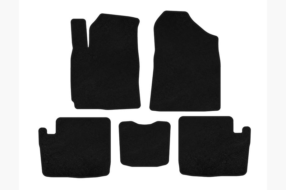 Chery Tiggo 1 2005-2016 Tappetini tessili Premium (2005-2009, Nero) Image