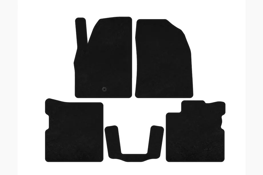 Chevrolet HHR 2005-2011 Tappetini in tessuto Premium (Nero) Image