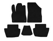 Citroen DS-5 2011-2015 Tappetini in tessuto Premium (HB, Ibrido/Automatico, Nero) foto 2