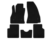 Fiat 500/500L 2013-2022 Tappetini in tessuto Premium (per 500L, Nero) foto 2