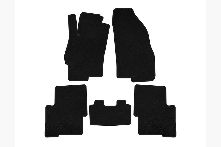 Fiat Linea 2006-2018 Tappetini in tessuto Premium (SD, Nero) Image