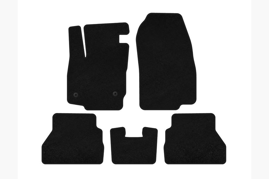 Ford B-Max 2012-2017 Tappetini in tessuto Premium (Nero) Image