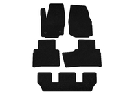 Ford Galaxy 2007-2015 Tappetini tessili Premium (2 file, Nero) foto 2