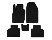Ford Courier 2014-2023 Tappetini in tessuto Premium (Nero) foto 2