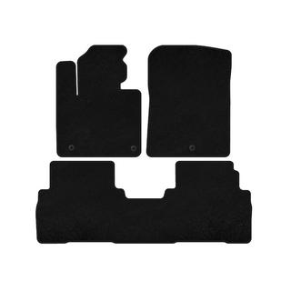 Tappetini Tessili Premium (2 File, 7 Posti, Nero) Kia Sorento III UM 2014-2020 foto 1