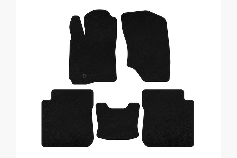 Mitsubishi Outlander 2001-2006 Tappetini in tessuto Premium (Nero) Image
