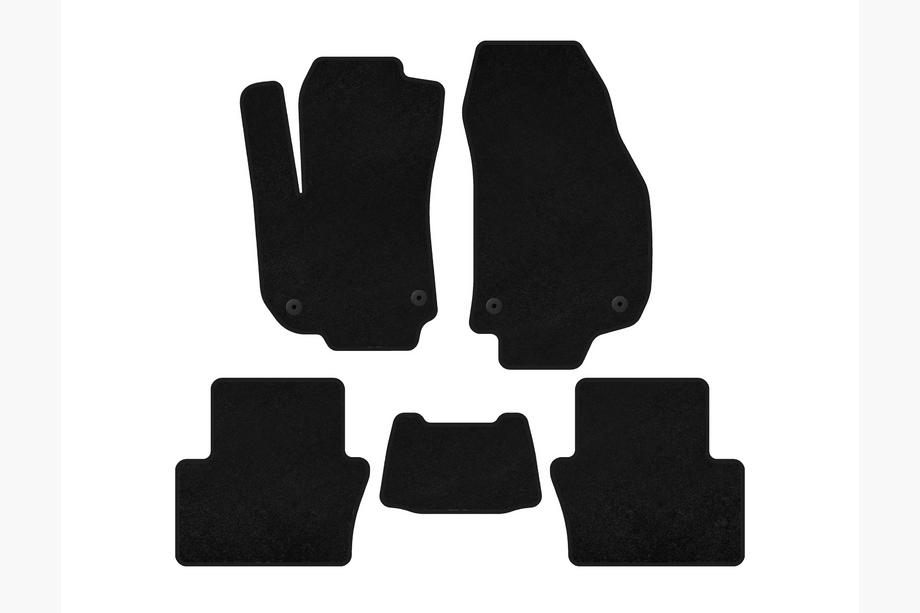 Opel Zafira B 2005–2011 Tappetini tessili Premium (2 file, Nero) Image