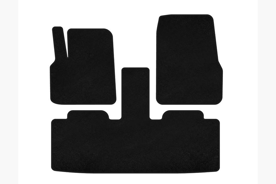 Renault Espace 2002-2014 Tappetini Tessili Premium (2 File, 7 Posti, Nero) Image