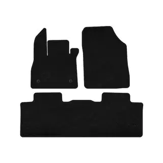Tappetini tessili Premium (5 posti, Nero)