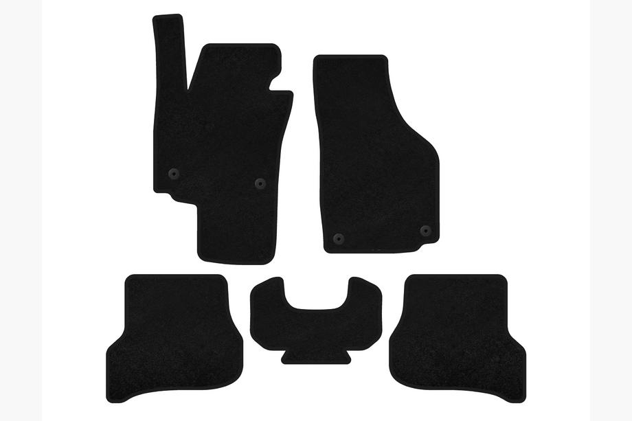 Seat Altea 2004-2015 Tappetini in tessuto Premium (Nero) Image