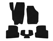 Skoda Fabia 2007-2014 Tappetini in tessuto Premium (2010-2014, SW, Nero) foto 1