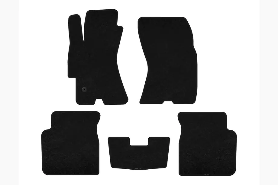 Subaru Outback 2005-2009 Tappetini in tessuto Premium (Nero) Image