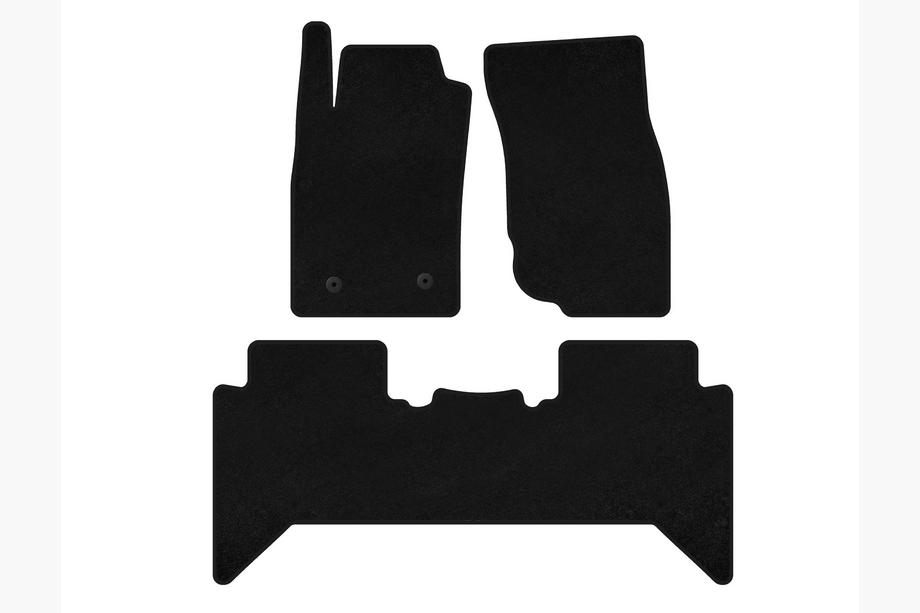 Toyota Hilux 2006-2015 Tappetini tessili Premium V2 (neri) Image