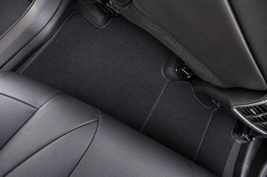 Toyota Rav 4 2019–2025 Tappetini in tessuto Premium (Nero) Foto 3